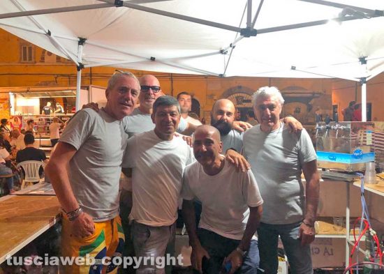 Civita Castellana - La sagra del Frittellone - Alberto Brunelli, Mirko Rattini, Eligio Santucci, Nazzareno Roscioli e Marco Pegoraro
