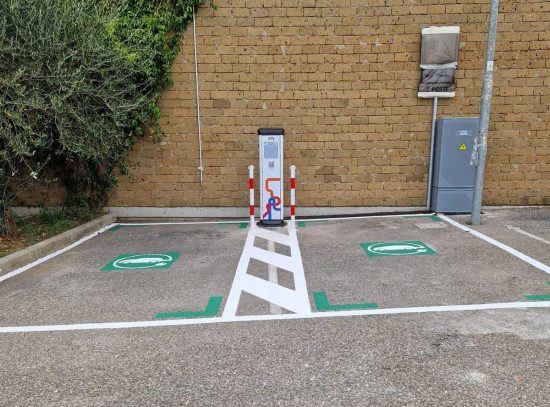 Bassano in Teverina - Colonnine per la ricarica di auto elettriche
