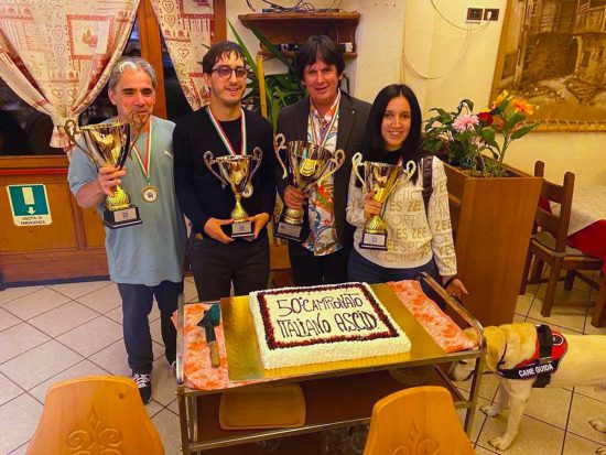 Il viterbese Bersan Vrioni è campione italiano assoluto di scacchi per ciechi e ipovedenti