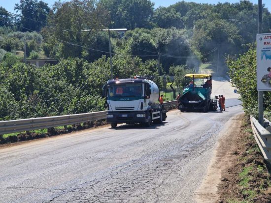 Lavori strada provinciale Vasanellese
