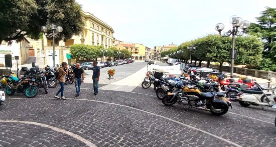 Tolfa - Il motoraduno in piazza
