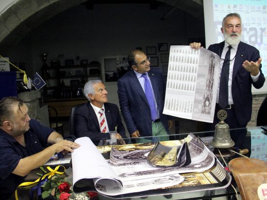 Viterbo - Il Rotary club incontra Raffaele Ascenzi per il "Cambio del ciuffo"