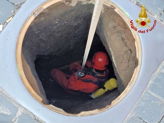 Viterbo - Vigili del fuoco - Controlli all'Urcionio