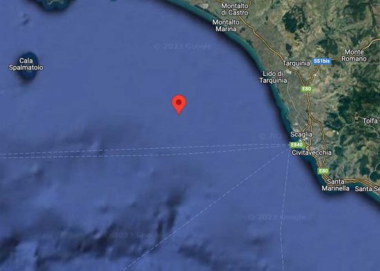 Le coordinate della nuova boa&nbsp;oceanografica tra Civitavecchia e Tarquinia