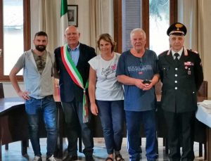 Monte Romano - Il comandante dei carabinieri Stefano Marino si congeda