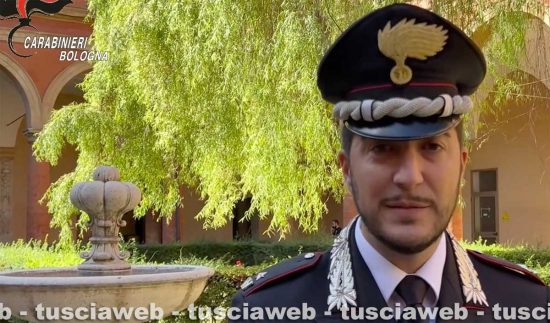 Carabinieri eroi a Bologna - il comandante viterbese del nucleo radiomobile, maggiore Alessio Perlorca