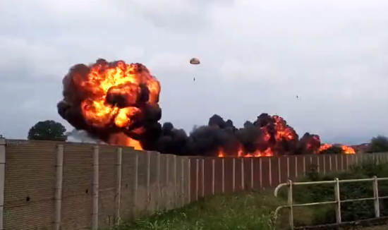 Lo schianto dell'aereo delle Frecce Tricolori