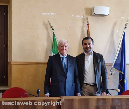 Civita Castellana - Gianfranco Mizzelli, presidente Gal e Luca Giampieri