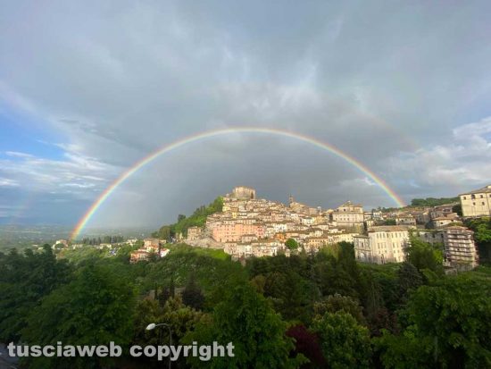 Arcobaleno a Soriano nel Cimino