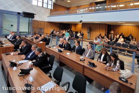 Tribunale di Viterbo - Inaugurazione nuovo punto informativo "Il palazzo accoglie"