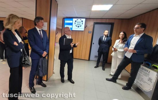 Tribunale di Viterbo - Inaugurazione nuovo punto informativo "Il palazzo accoglie"