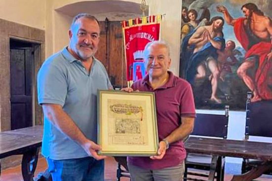 Vitorchiano - Donata al comune una reliquia di Santa Rosa della prima metà dell'Ottocento