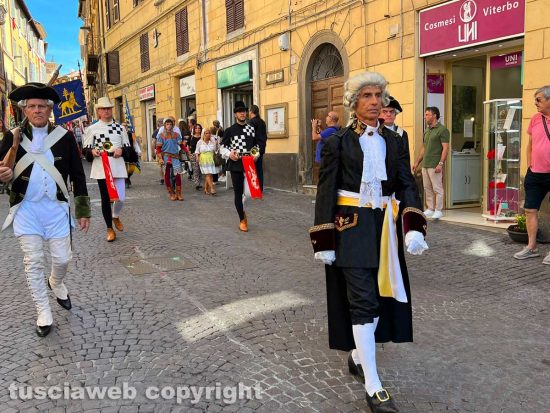 Viterbo - La consegna della mazza del maggiordomo