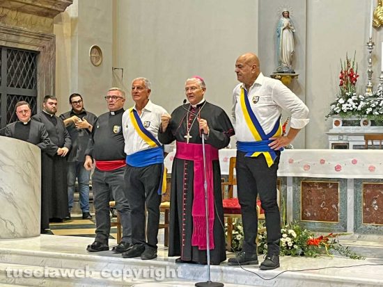 Viterbo - Santa Rosa 2023 - Il giro delle sette chiese - Il vescovo Francesco Orazio Piazza , Massimo Mecarini, Sandro Rossi