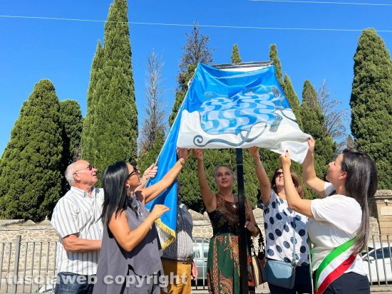 Piazzale del cimitero di Bagnaia intitolato a Vincenzo Frittelli