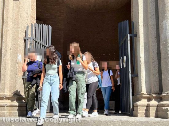 Viterbo - Primo giorno di scuola