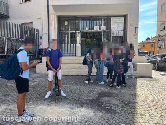 Viterbo - Primo giorno di scuola