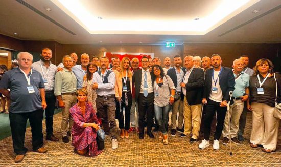 Roma - Congresso regionale Lega - La delegazione dalla Tuscia