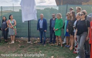 Viterbo - Inaugurazione targa Giovanni Curti