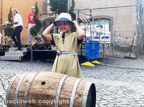Viterbo - Palio delle botti dei bambini 2023 - Il vincitore Leonardo