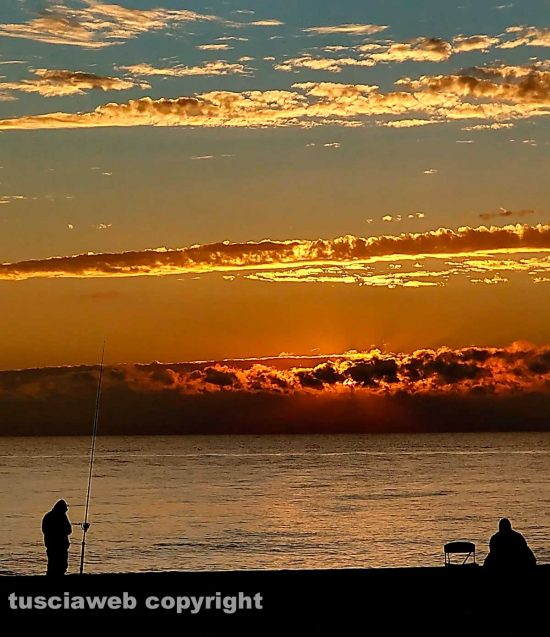 Marina di Cerveteri al tramonto