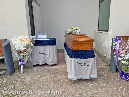 Viterbo - La cerimonia funebre di Luigi Pianura