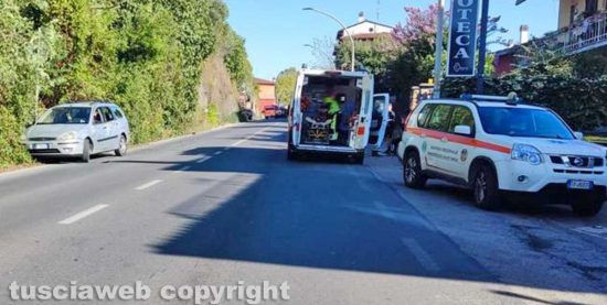 Vetralla - Incidente in viale Eugenio IV