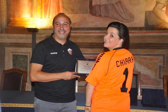 Sport - Calcio a cinque - L'Active network premiata a palazzo dei Priori