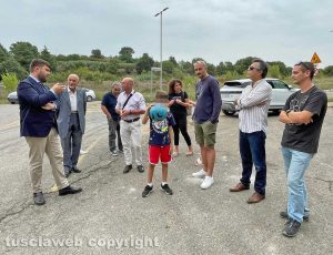 Viterbo - Romoli incontra i residenti di Colle Verde