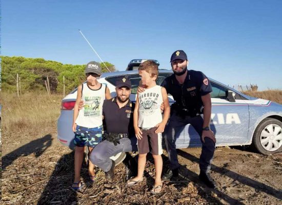 Tarquinia - Polizia - Paura alle Saline per un bimbo di sei anni smarrito in spiaggia&nbsp;