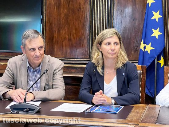 Viterbo - Presentazione evento Sport, salute, alimentazione: scienza in movimento - Aldo Piermattei e Ines Delfino