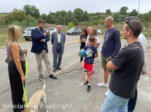 Viterbo - Romoli incontra i residenti di Colle Verde