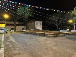 Viterbo - piazzale antistante parrocchia di Monterazzano