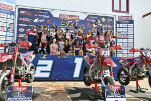 Sport - Moto - Elia Sammartin sul podio