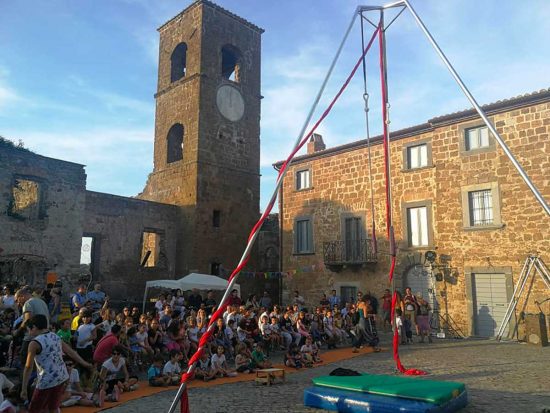 Una struttura in piazza Castello