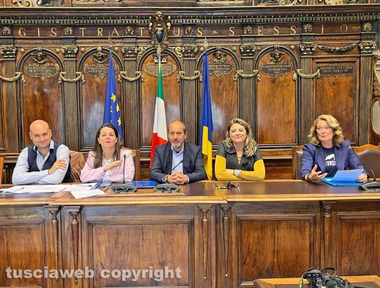 Da sinistra: Simone Moncelsi, Chiara Frontini, Silvio Franco, Rosanna Giliberto e Ann Katrin Annika Kumlien