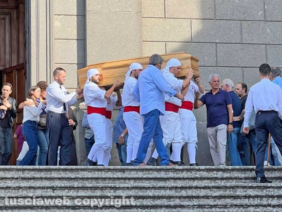 Viterbo - I funerali di Marco Salvatori