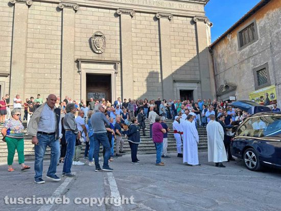 Viterbo - I funerali di Marco Salvatori