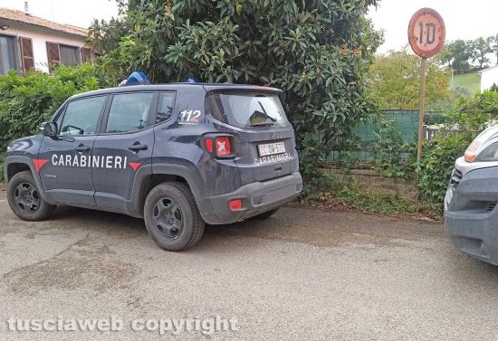 Montefiascone - Umo dà in escandescenze - L'intervento dei carabinieri
