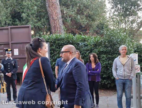 Viterbo - Il ministro alla Cultura Gennaro Sangiuliano a Villa Lante