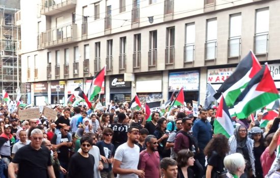 Le manifestazioni pro Palestina