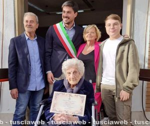 Bassano Romano - Aldina Marchetti compie 107 anni