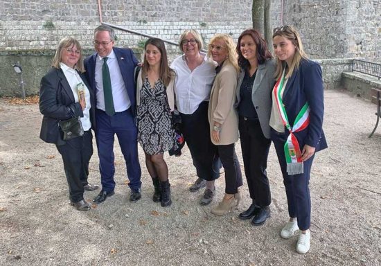 Montefiascone - La visita dell'ambasciatore inglese alla Rocca dei Papi