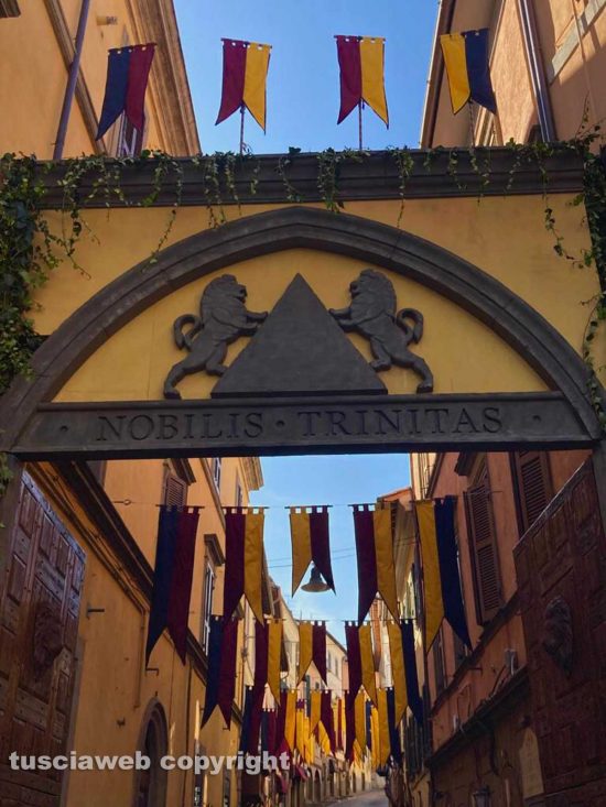 Soriano nel Cimino durante la Sagra della castagna