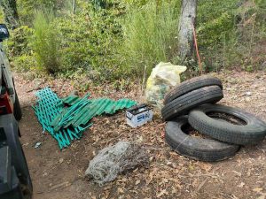 Vetralla - Fare Verde e Tuscia Bike impegnati a ripulire il bosco