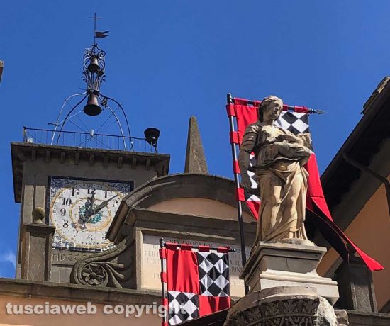 Soriano nel Cimino durante la Sagra della castagna