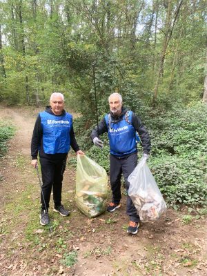 Vetralla - Fare Verde e Tuscia Bike impegnati a ripulire il bosco