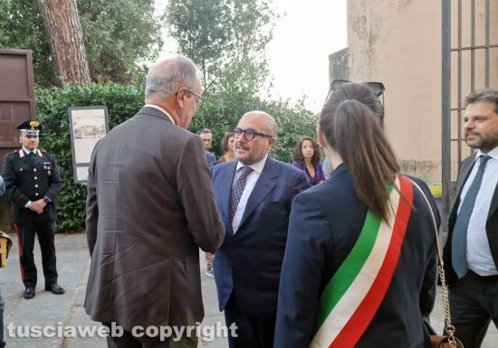 Viterbo - Il ministro alla Cultura Gennaro Sangiuliano a Villa Lante