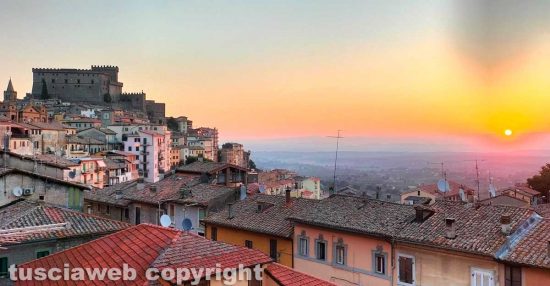 Alba a Soriano nel Cimino