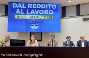 Da-sinistra Massimo Giampieri, Marta Schifone, Walter Rizzetto, Daniele Sabatini e Mauro Rotelli